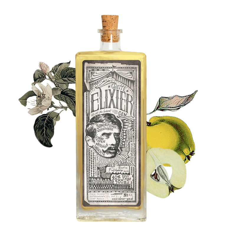 Elixier Quitten Gin | Flasche | 50cl